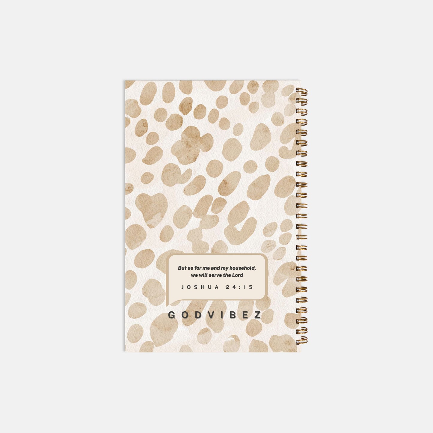 God I'm All In Hardcover Spiral Notebook