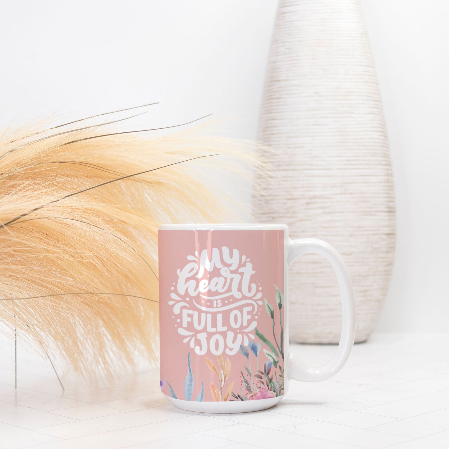 My Heart is Full of Joy Mug Deluxe 15 oz.