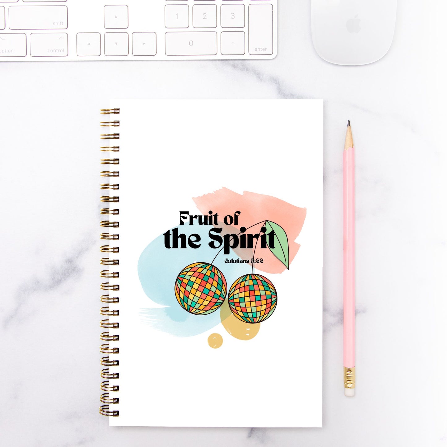 Fruit of the Spirit Hardcover Spiral Notebook