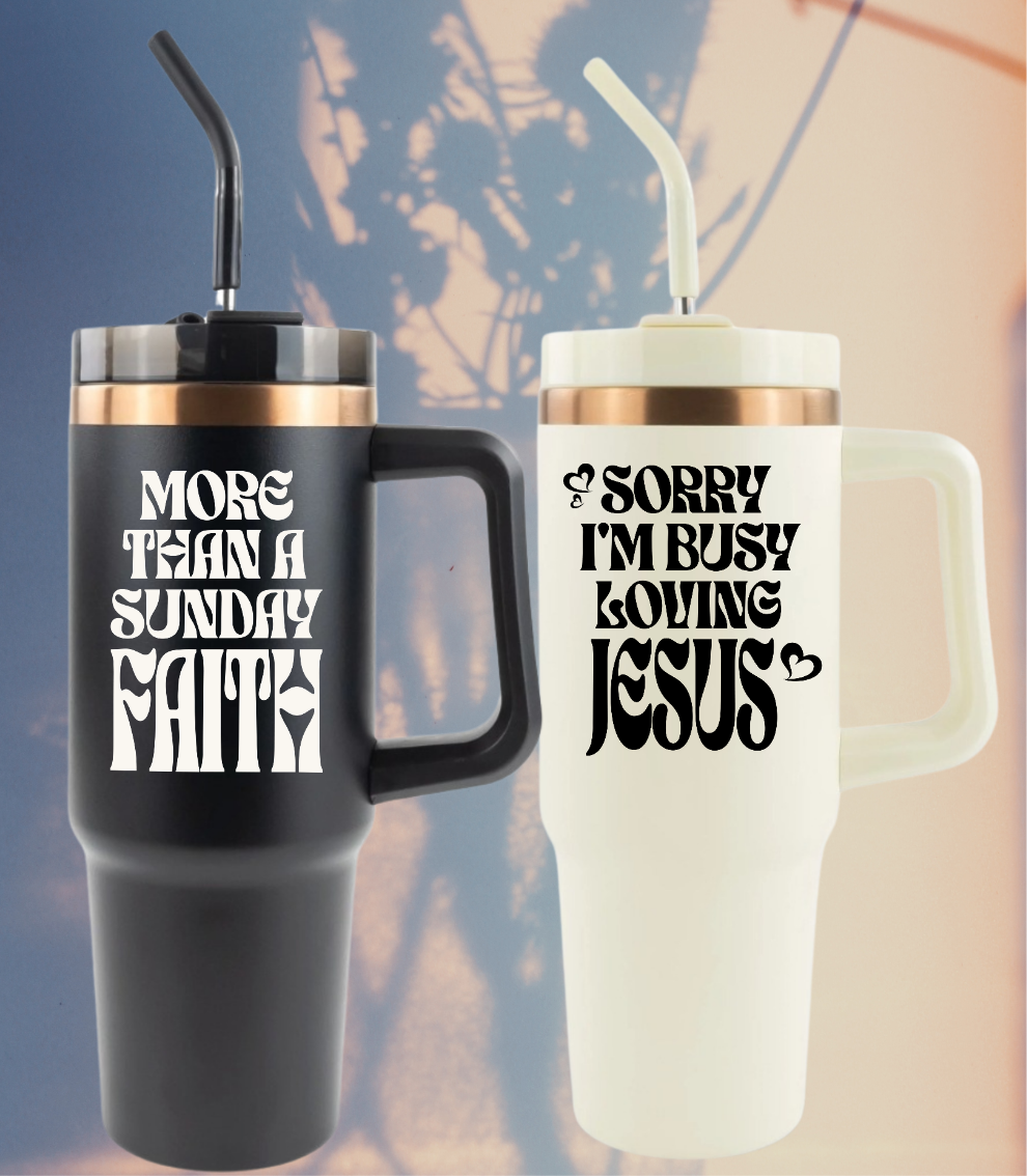 (Pre-order) Sunday Faith & Loving Jesus 30 oz Tumblers