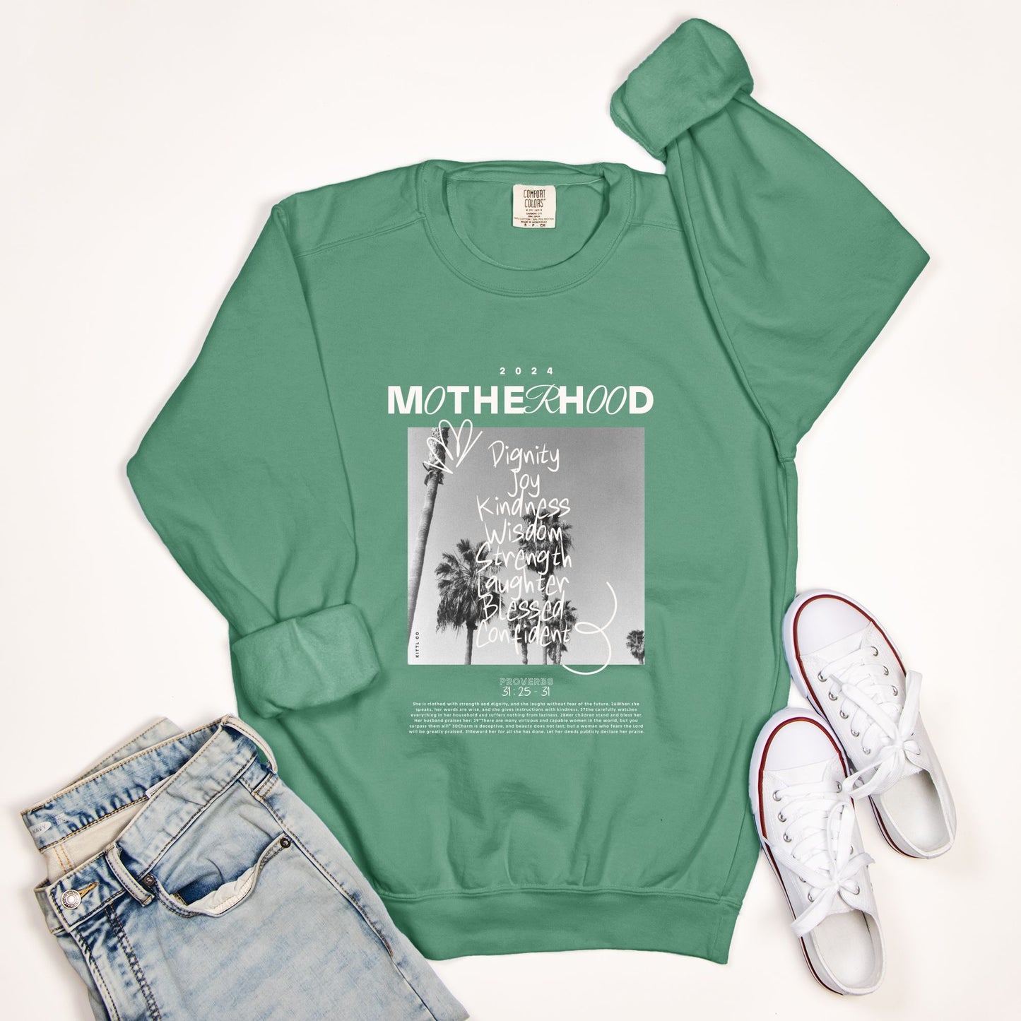 Proverbs Motherhood Crewneck Sweatshirt