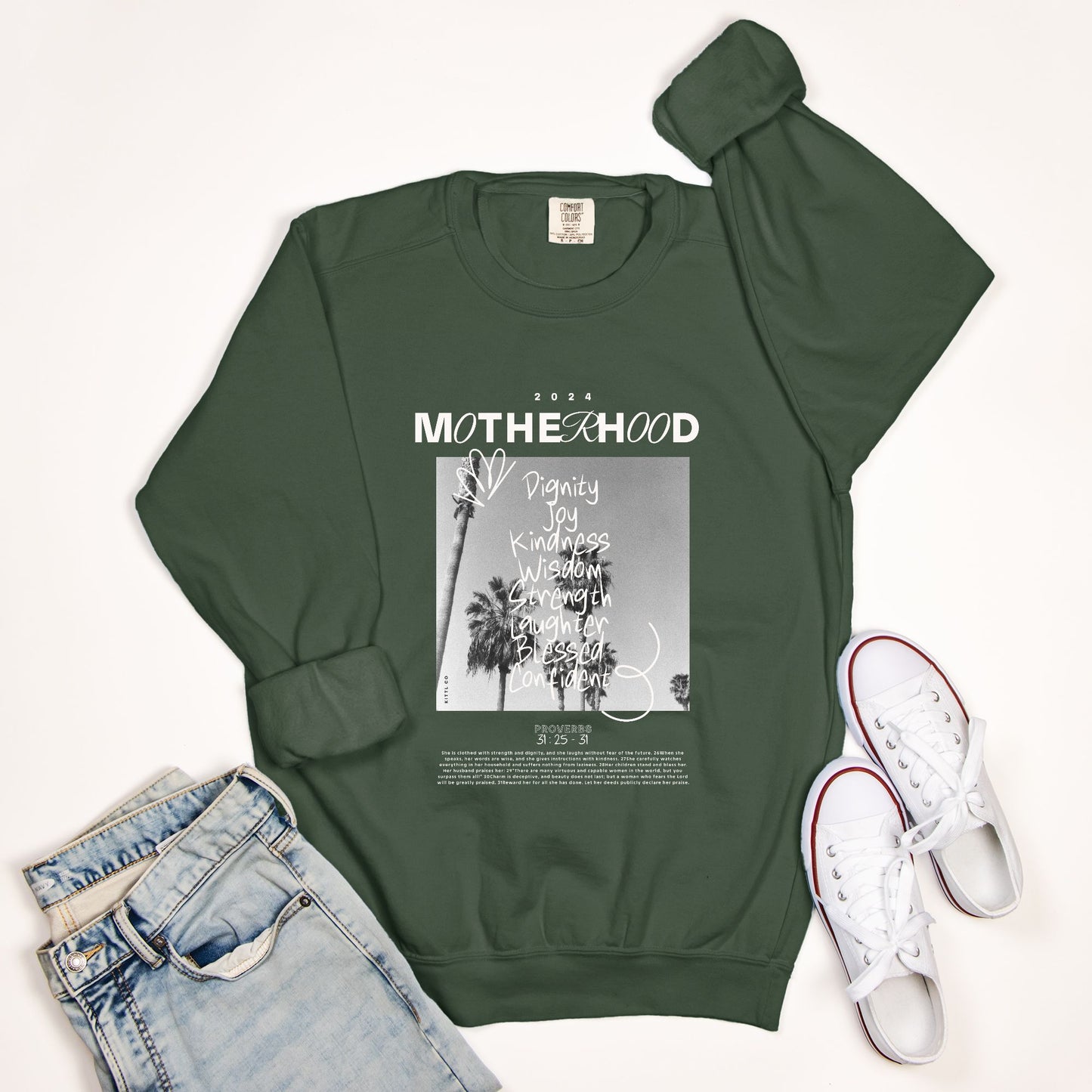 Proverbs Motherhood Crewneck Sweatshirt