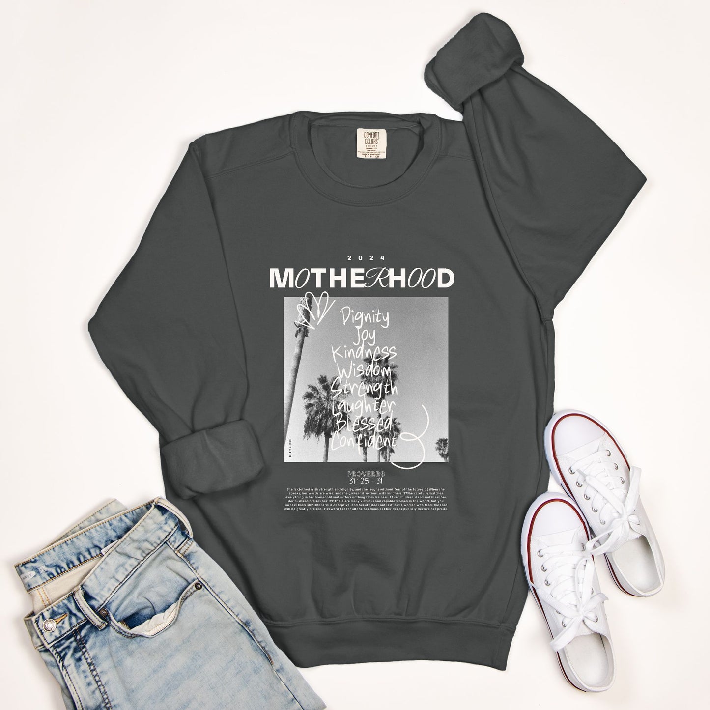Proverbs Motherhood Crewneck Sweatshirt