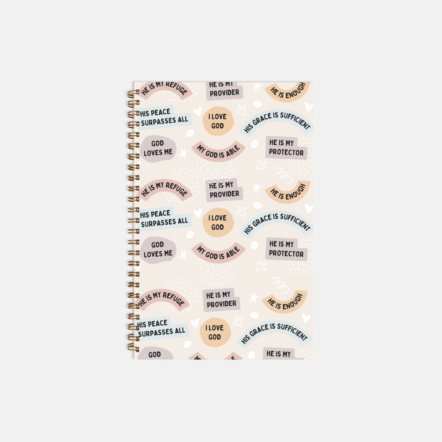 Godfirmation Softcover Spiral Notebook
