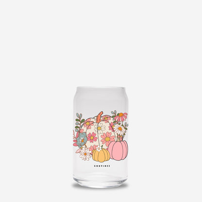 The Harvest is Plentiful Glass Can 16oz