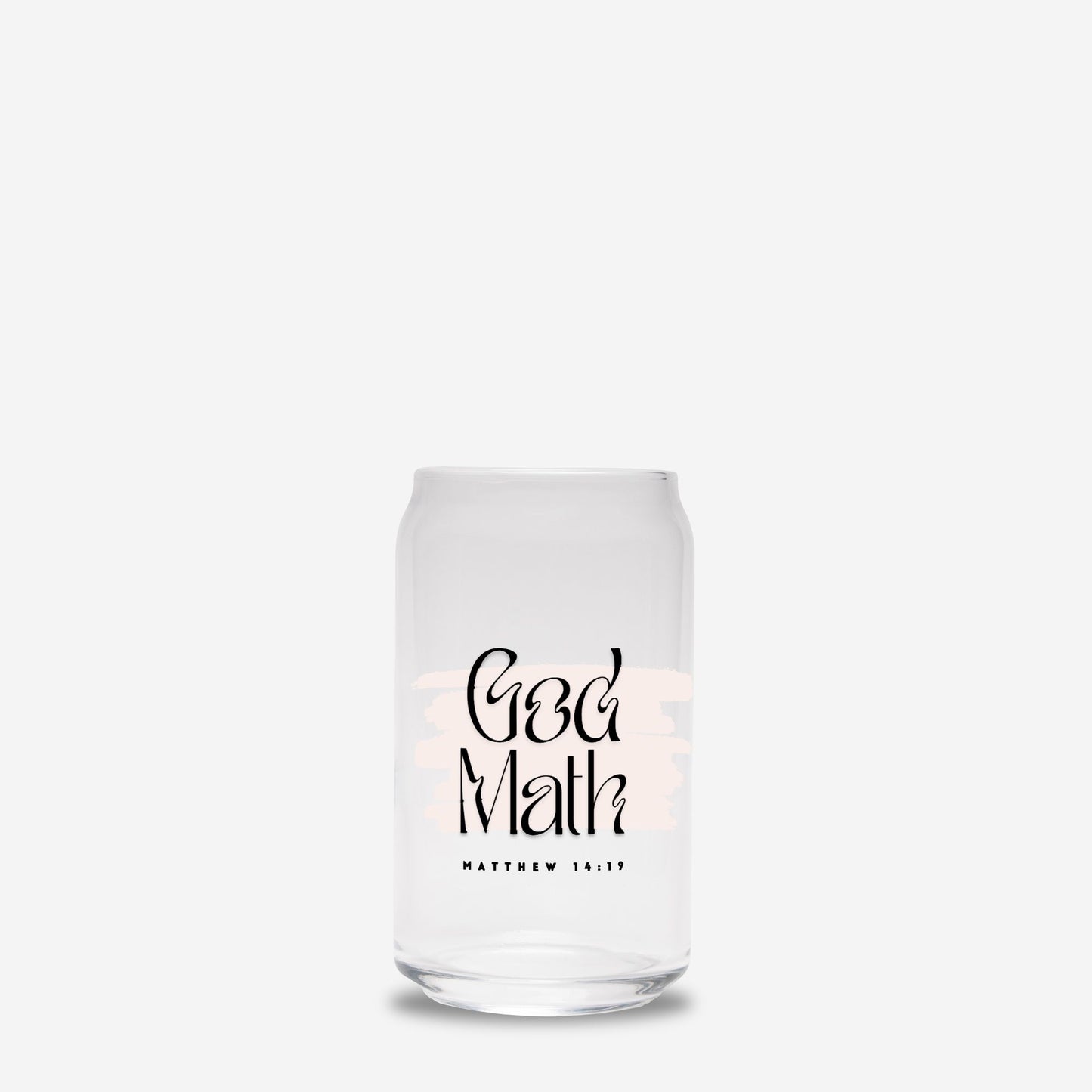 God Math Glass Can 16oz