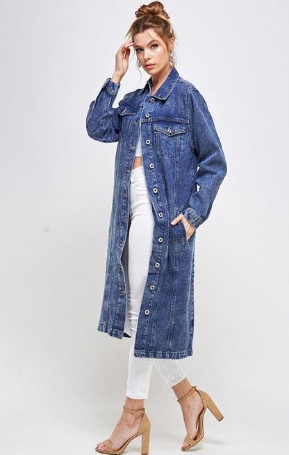 Long Denim Jacket