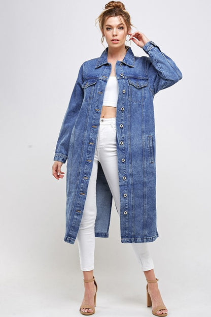 Long Denim Jacket