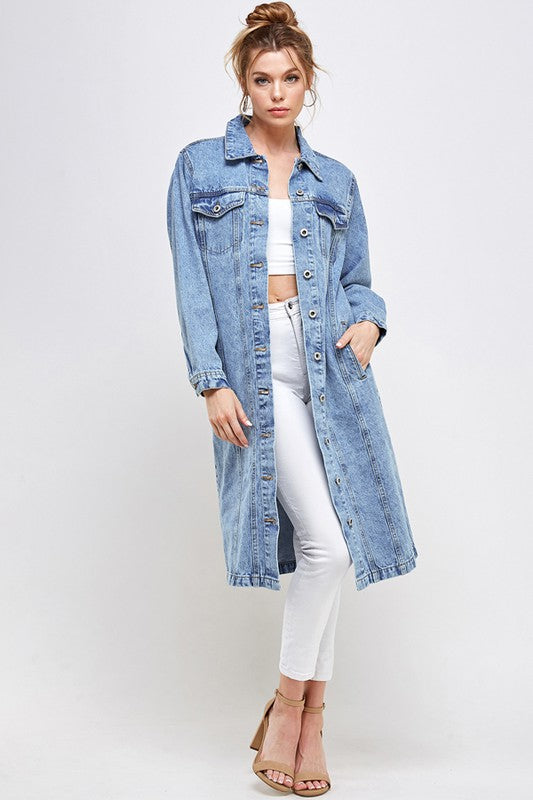 Long Denim Jacket