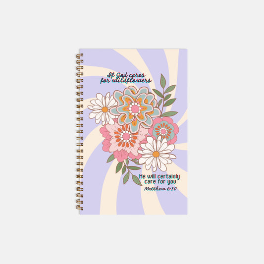 If God Cares Hardcover Spiral Notebook