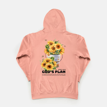 God's Plan Lightweight Hooded Sweatshirt