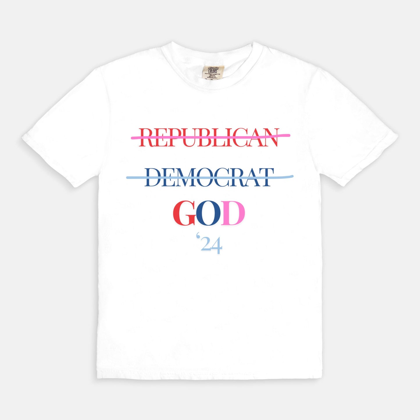 Rep, Dem, God Tee