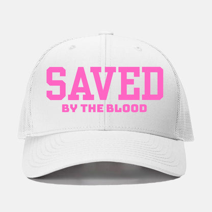 Saved by the Blood Retro Trucker Hat