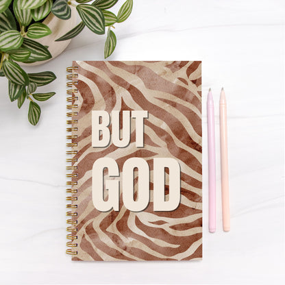 But God Hardcover Spiral Notebook