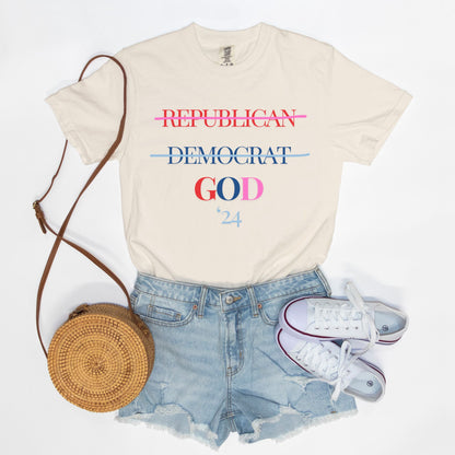 Rep, Dem, God Tee