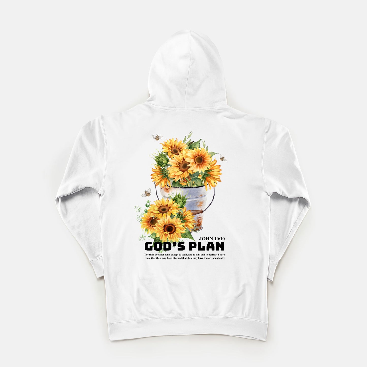 God's Plan Lightweight Hooded Sweatshirt