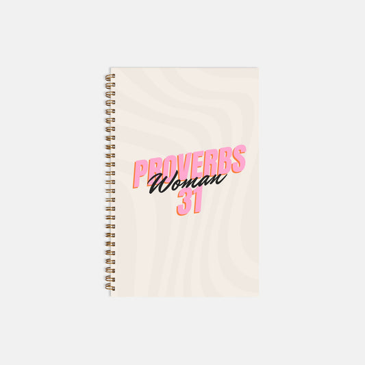 Proverbs 31 Woman Softcover Spiral Notebook