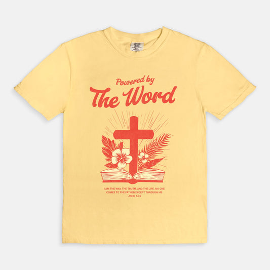 Powered by the Word Tee