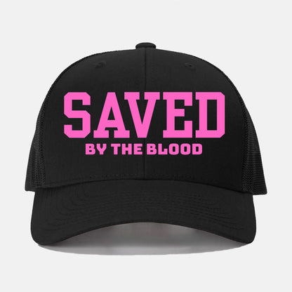 Saved by the Blood Retro Trucker Hat