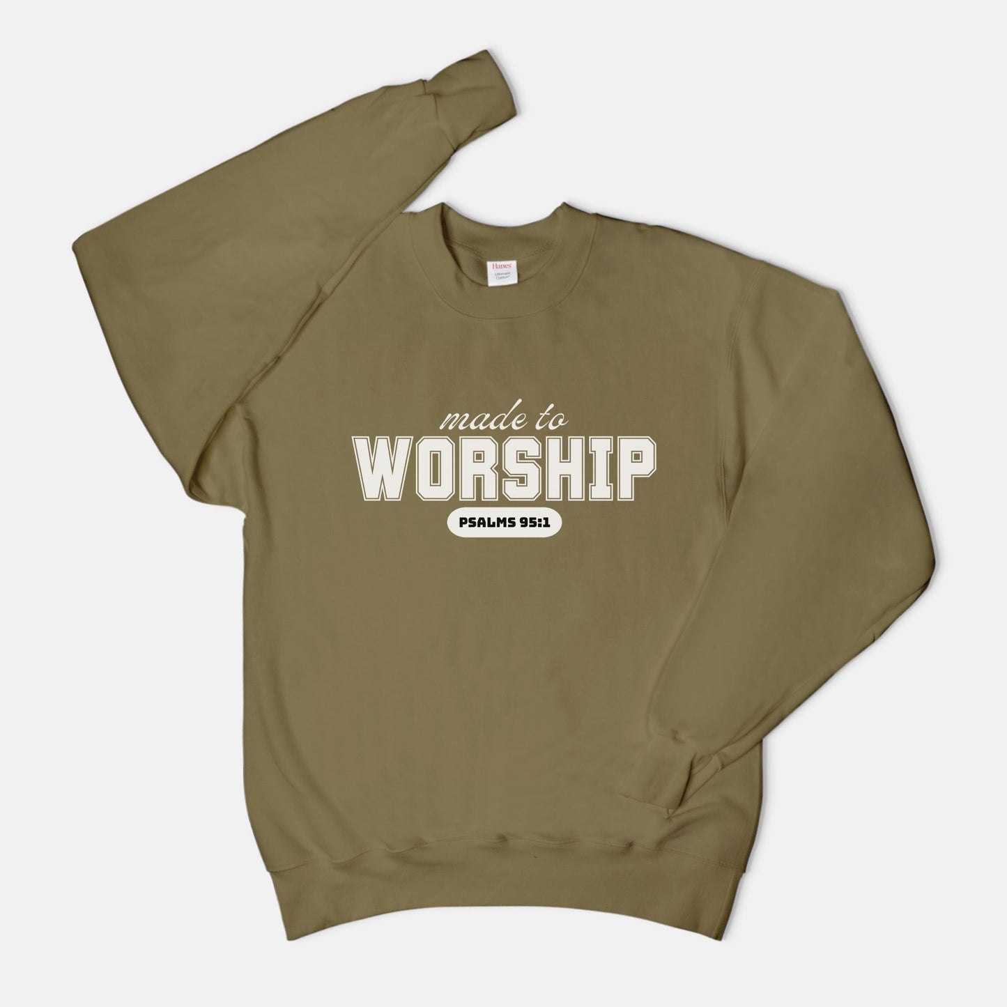 Made to Worship Unisex Crew Neck Sweatshirt