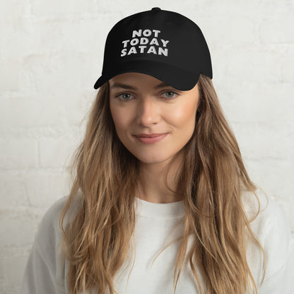 Not Today Satan Dad hat