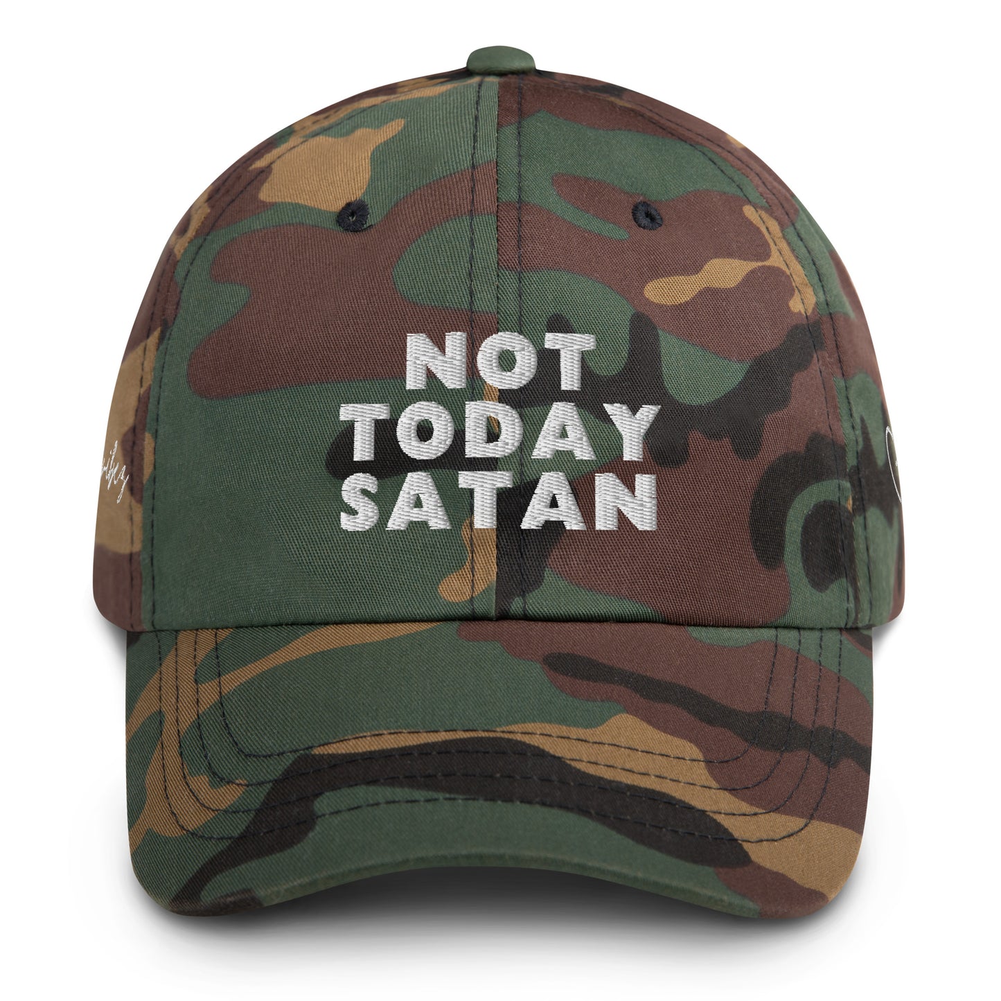 Not Today Satan Dad hat