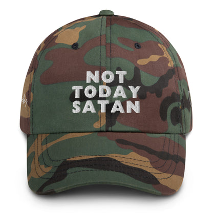 Not Today Satan Dad hat