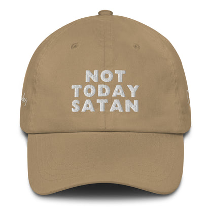 Not Today Satan Dad hat