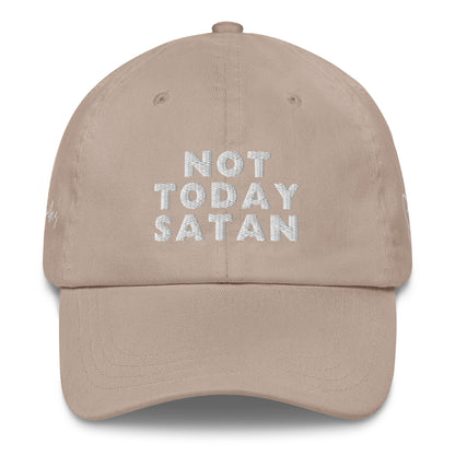 Not Today Satan Dad hat