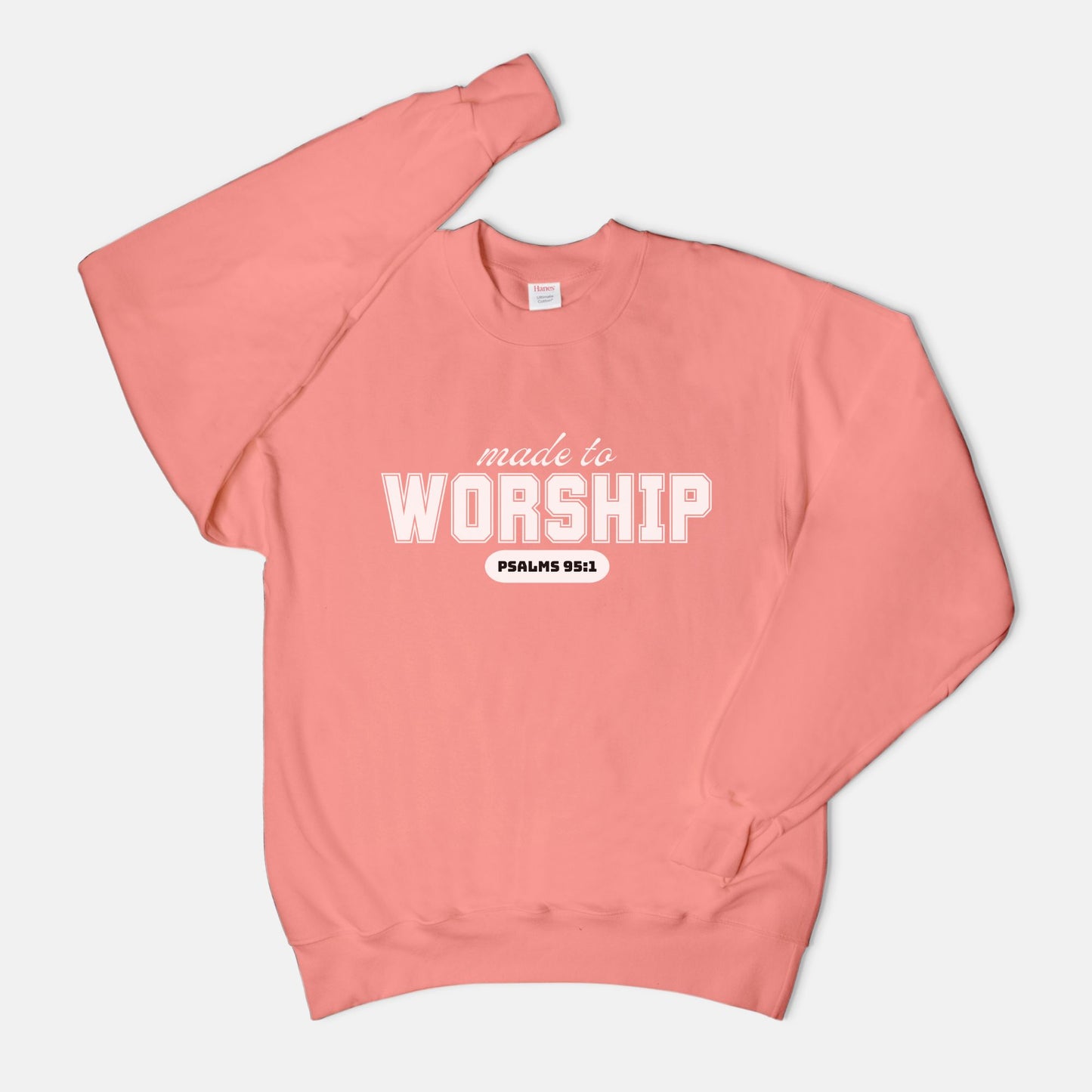 Made to Worship Unisex Crew Neck Sweatshirt