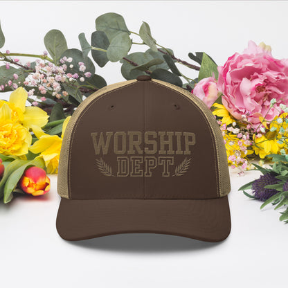 Worship Dept Mesh Trucker Cap