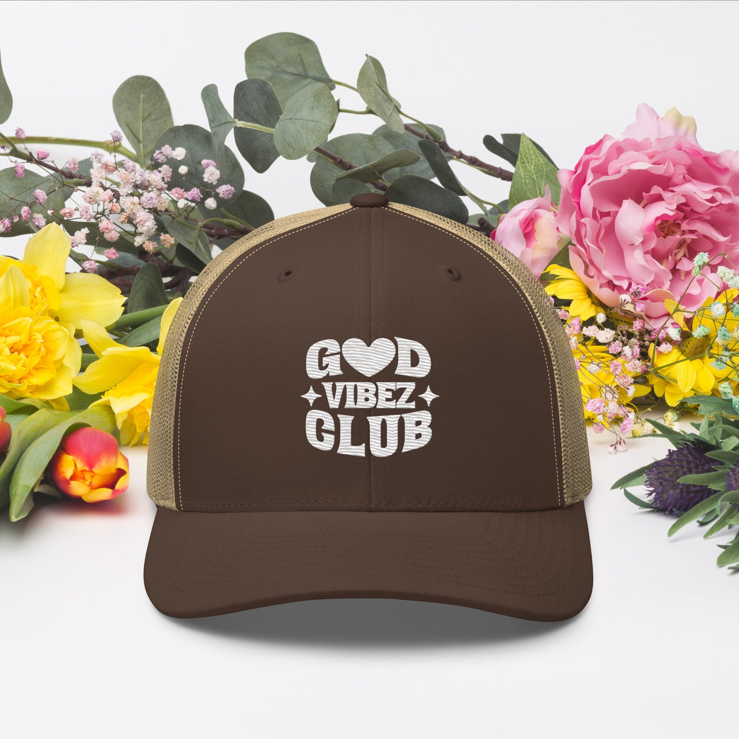 God Vibez Club Mesh Trucker Cap