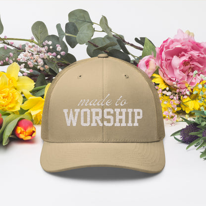 Made to Worship Mesh Trucker Cap