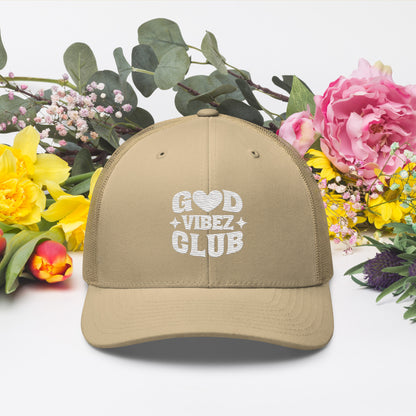 God Vibez Club Mesh Trucker Cap