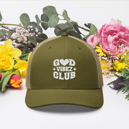 God Vibez Club Mesh Trucker Cap