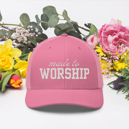 Made to Worship Mesh Trucker Cap