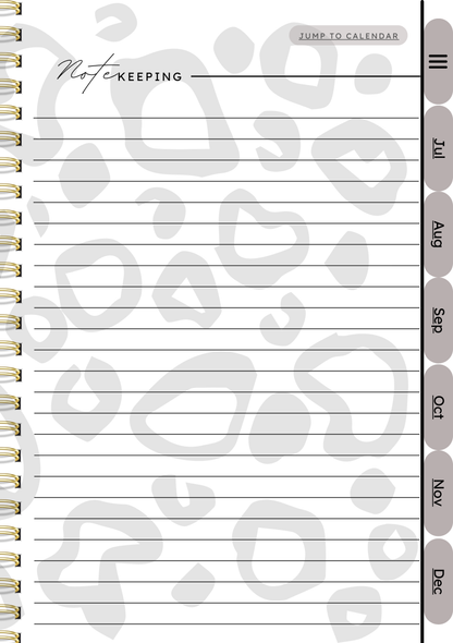 Big God, Big Plans 12 Month Dateless Digital Planner