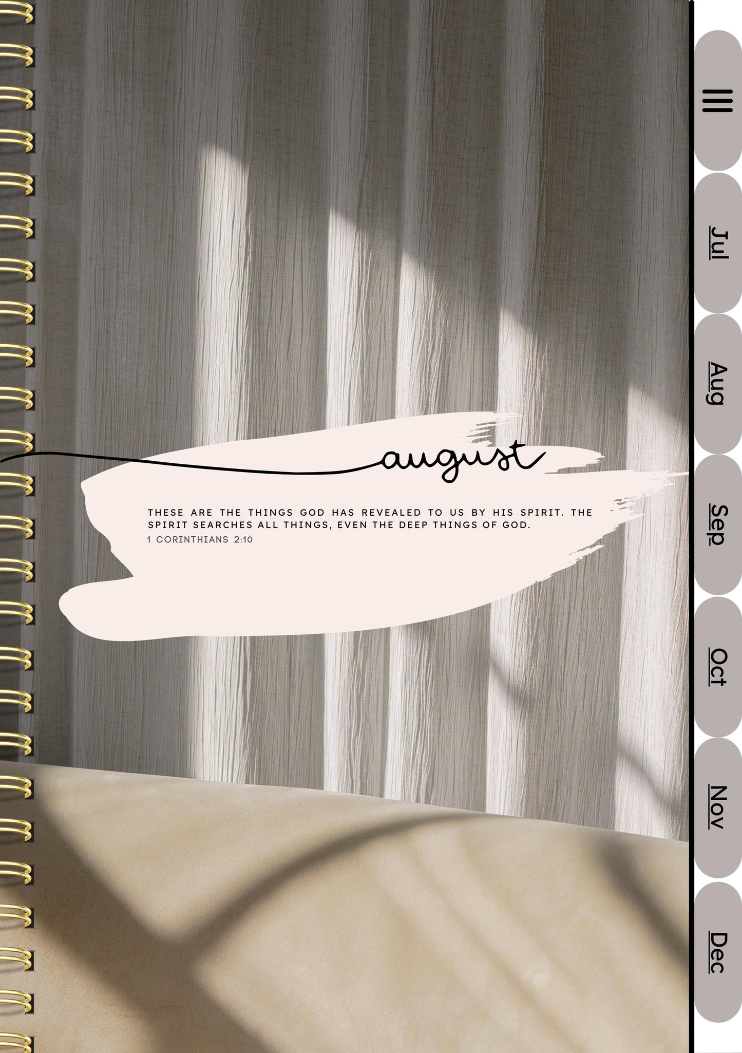 Big God, Big Plans 12 Month Dateless Digital Planner