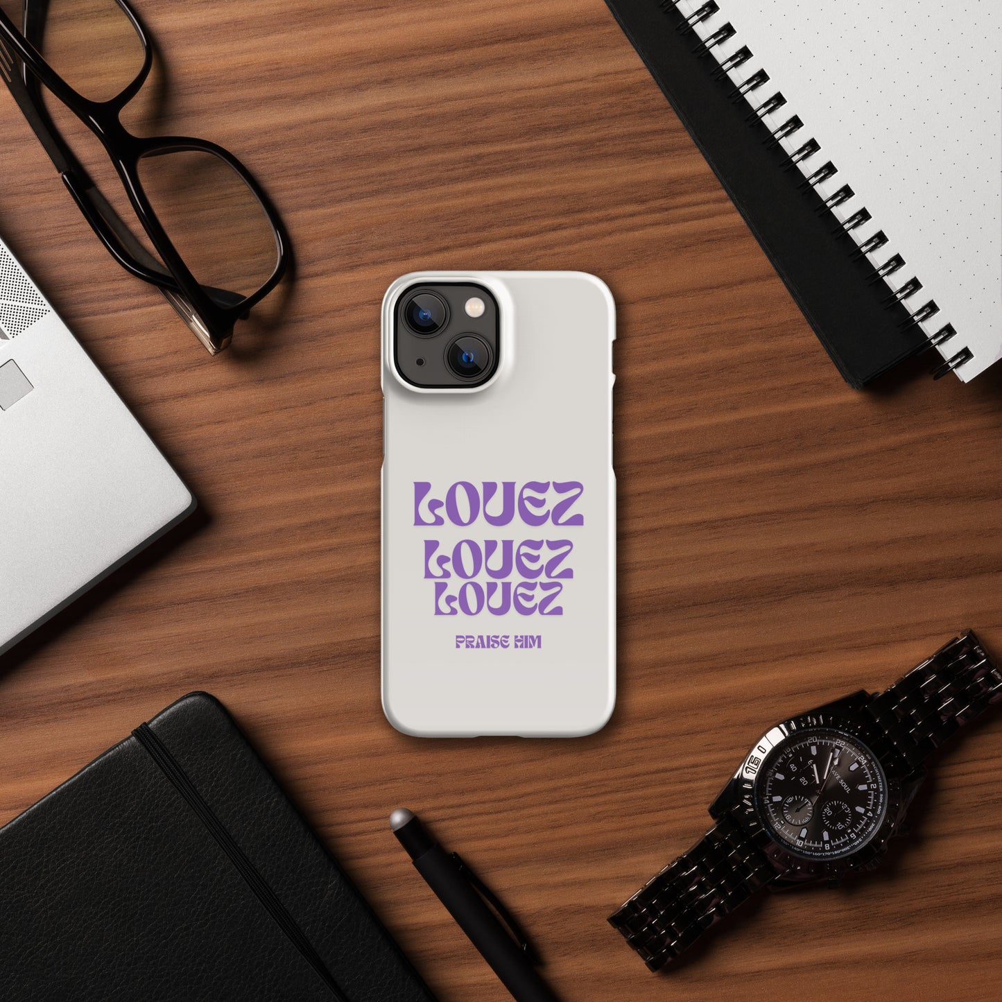 Louez, Praise Him Snap case for iPhone®