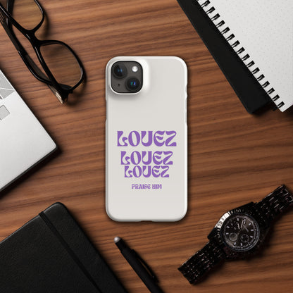 Louez, Praise Him Snap case for iPhone®