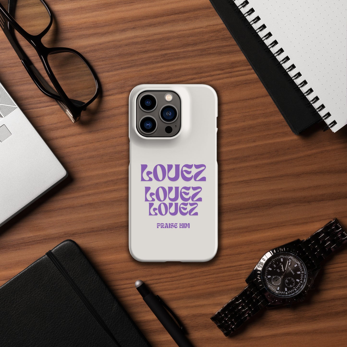 Louez, Praise Him Snap case for iPhone®