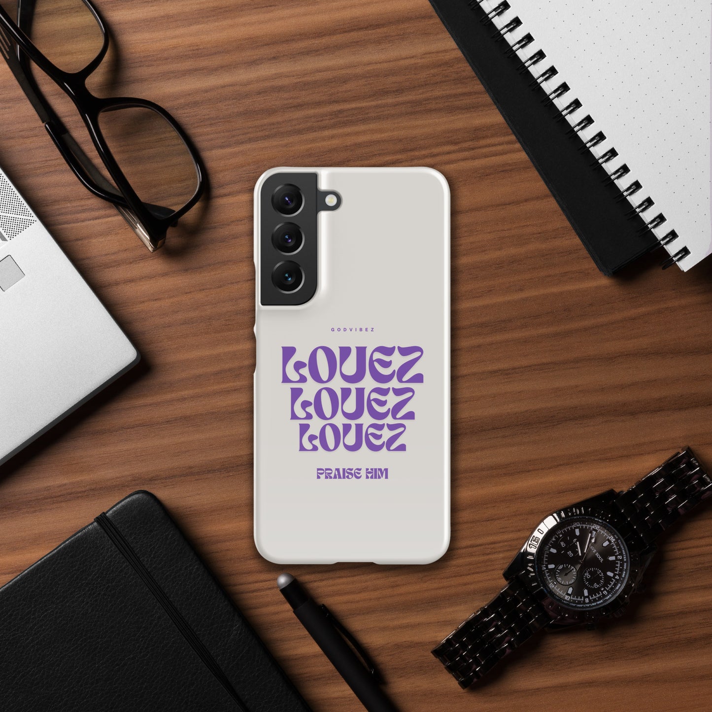 Louez, Praise Him Snap case for Samsung®