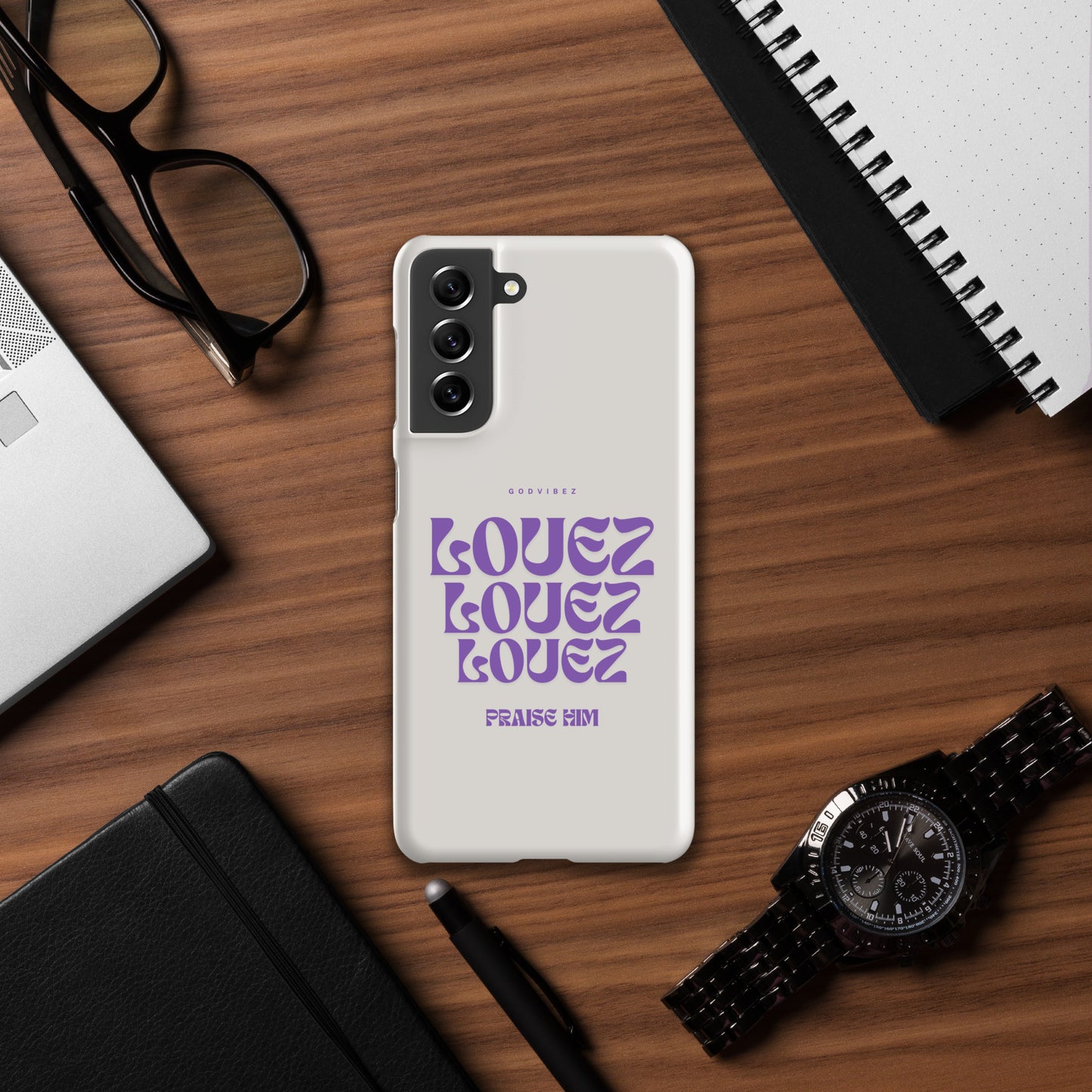 Louez, Praise Him Snap case for Samsung®