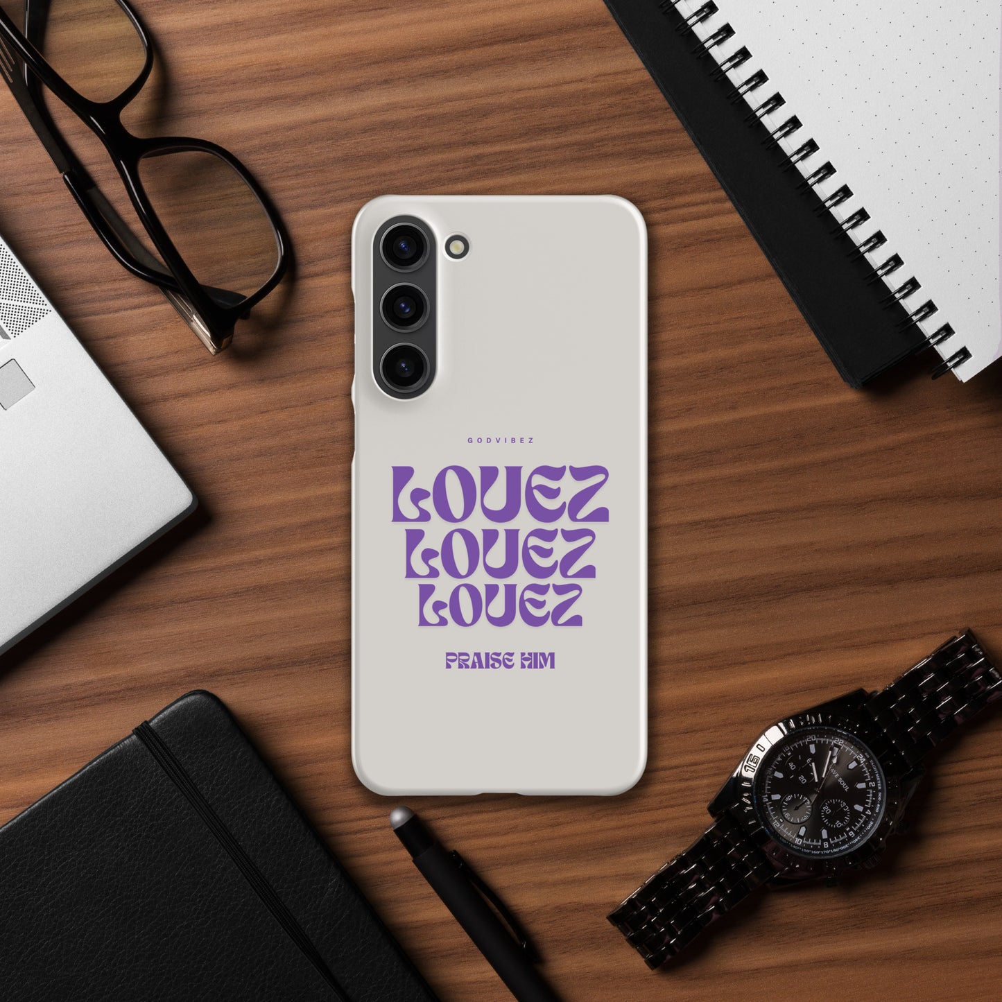 Louez, Praise Him Snap case for Samsung®